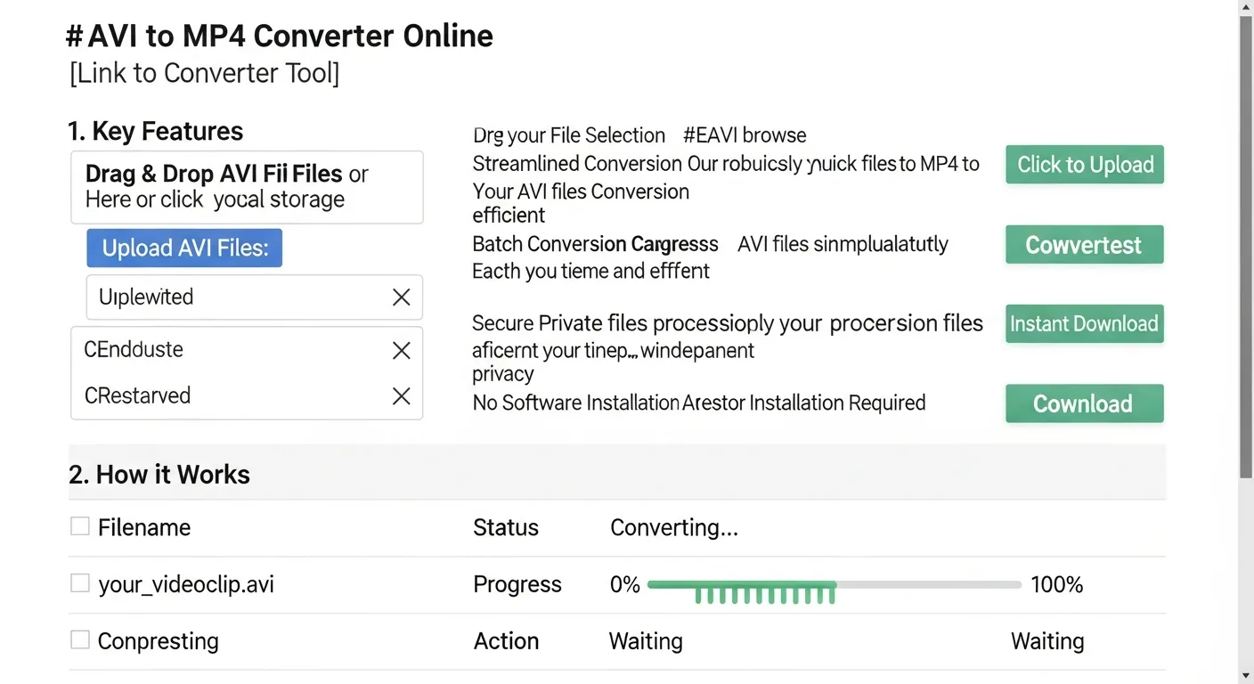 Best AVI to MP4 Converters Online Free 2026: 7 Tools Tested With Real Files