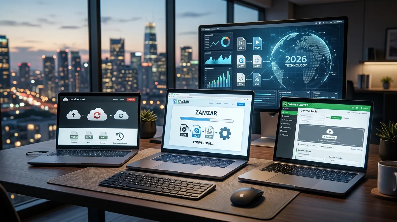 CloudConvert vs Zamzar vs Online-Convert (2026): Which Online Video Converter Wins?